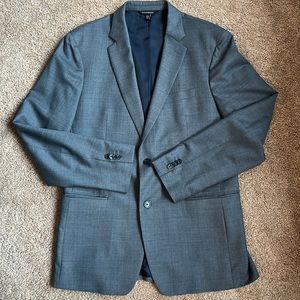Banana Republic Light Gray Standard Fit Suit